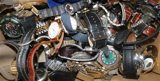 A quantity of assorted wrist watches.